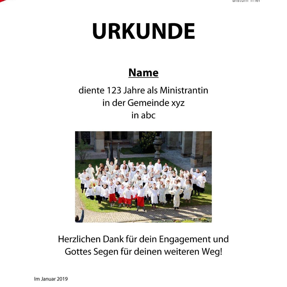 Urkunde