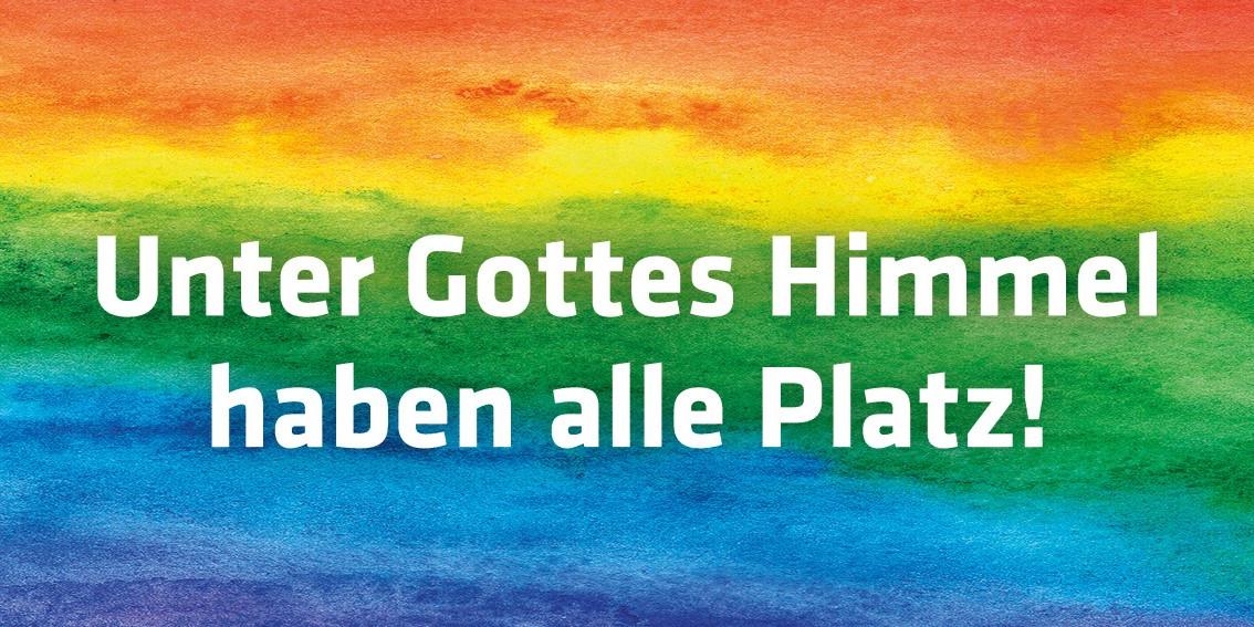 Unter Gottes Himmel...Aufkleber